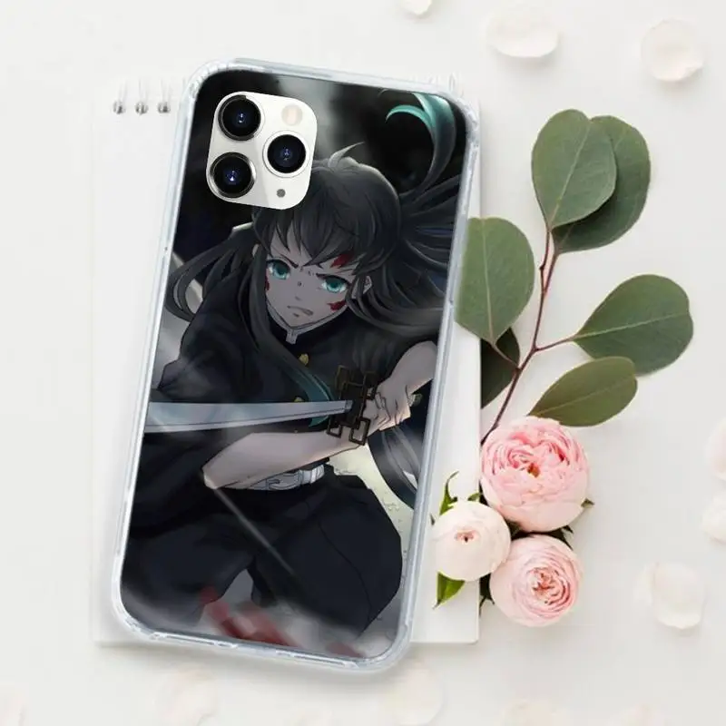 

Demon Slayer anime Tokitou Muichirou Phone Case for iPhone 11 12 mini pro XS MAX 8 7 6 6S Plus X 5S SE 2020 XR Luxury funda