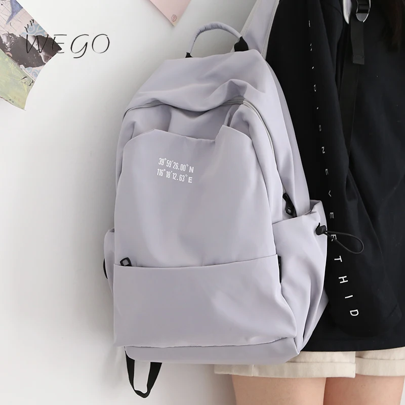 Вместительный рюкзак для женщин, модная дамская сумочка в Корейском стиле для учеников средней школы, Женский студенческий ранец для колле...