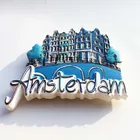 Магниты на холодильник Амстердам, декоративный холодильник, домашний декор