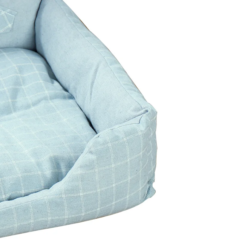 Съемная и моющаяся кровать для собак домик кошачье гнездо Всесезонная скамейка