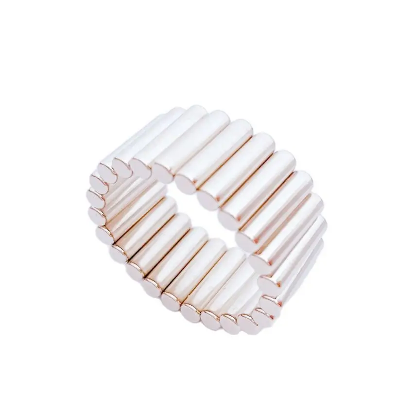 

Диаметрально-магнитный стержень для браслета с 3D принтом, настольные игры NdFeB, серебристые металлические цветные редкоземельные нео стержневые магниты DIY