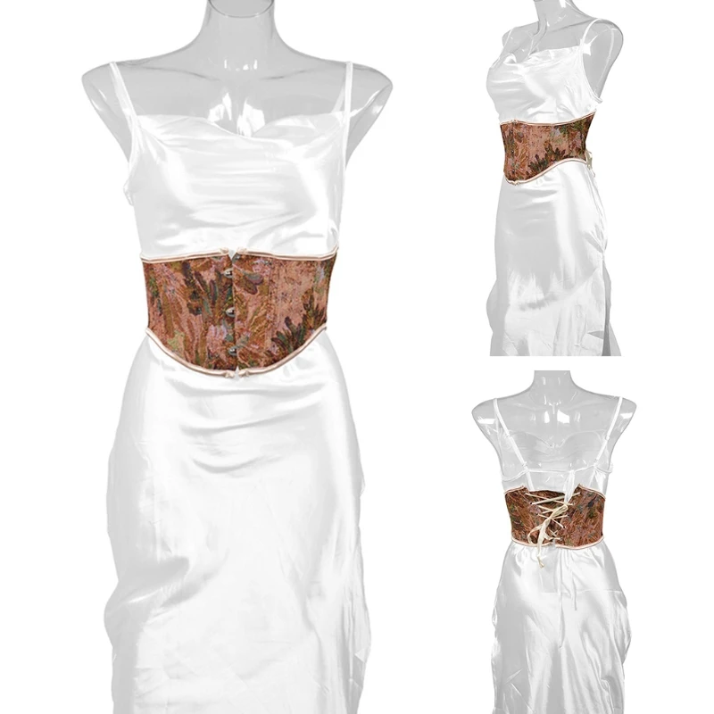 Женский корсет с масляным рисунком винтажный в стиле Харадзюку | Аксессуары для