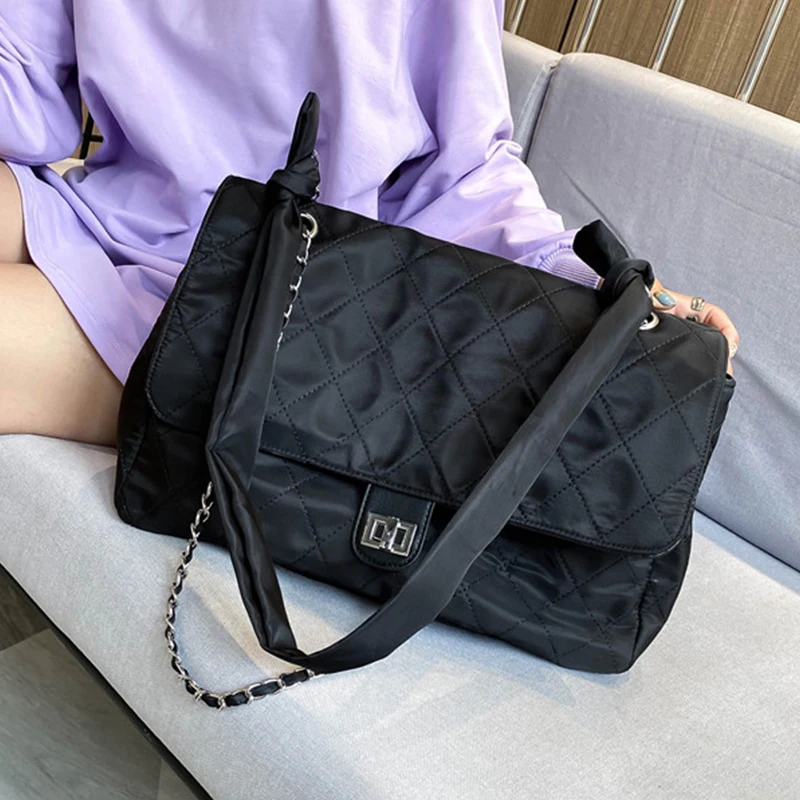 Сумка-тоут женская из ткани Оксфорд с замком на плечо | Багаж и сумки