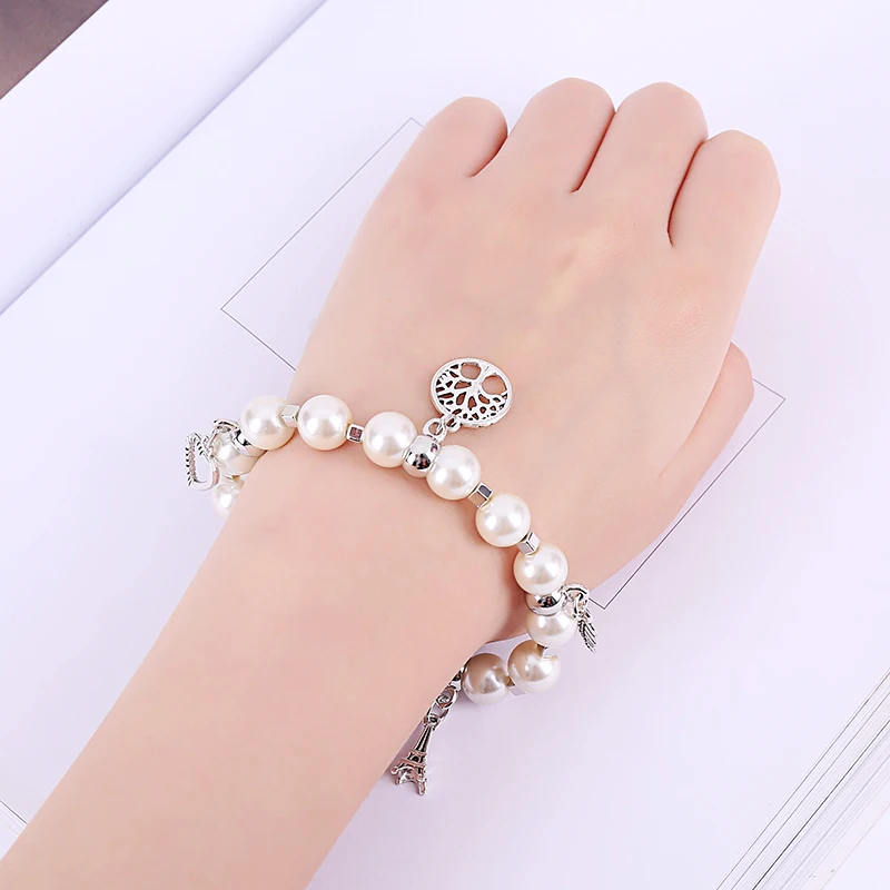 Эластичный женский браслет очаровательные свадебные украшения для помолвки