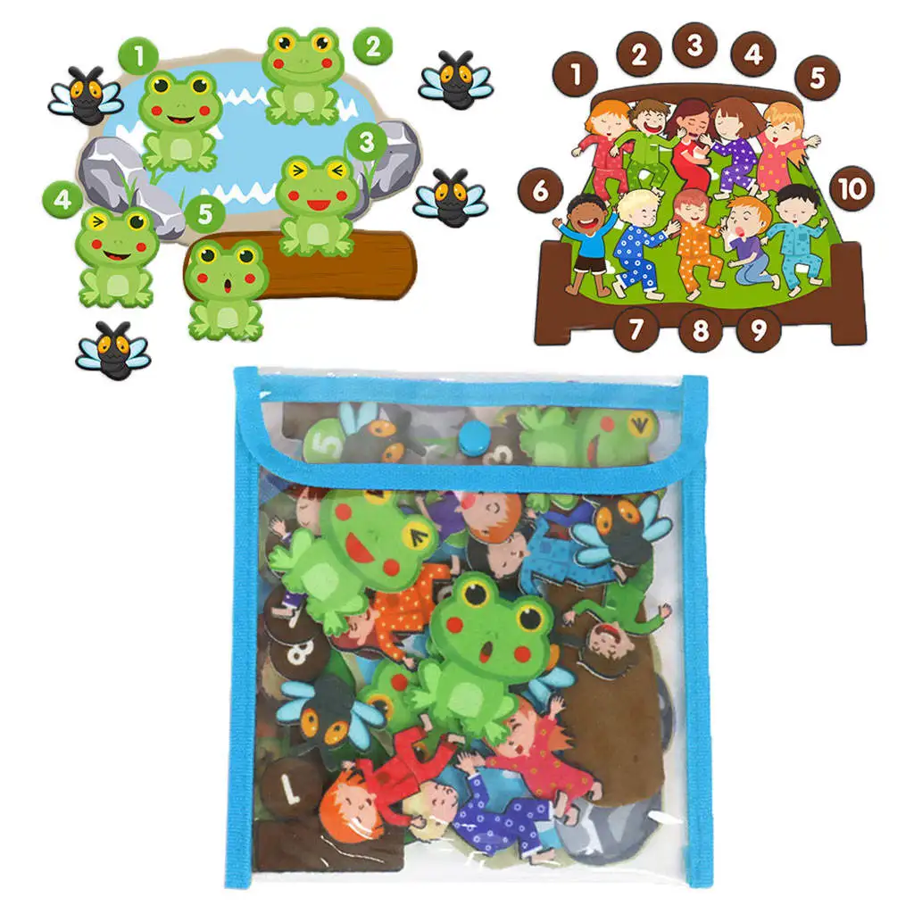 

Felt Story Board Teaching Aid Storytelling Storyboard Figures Craft Toy