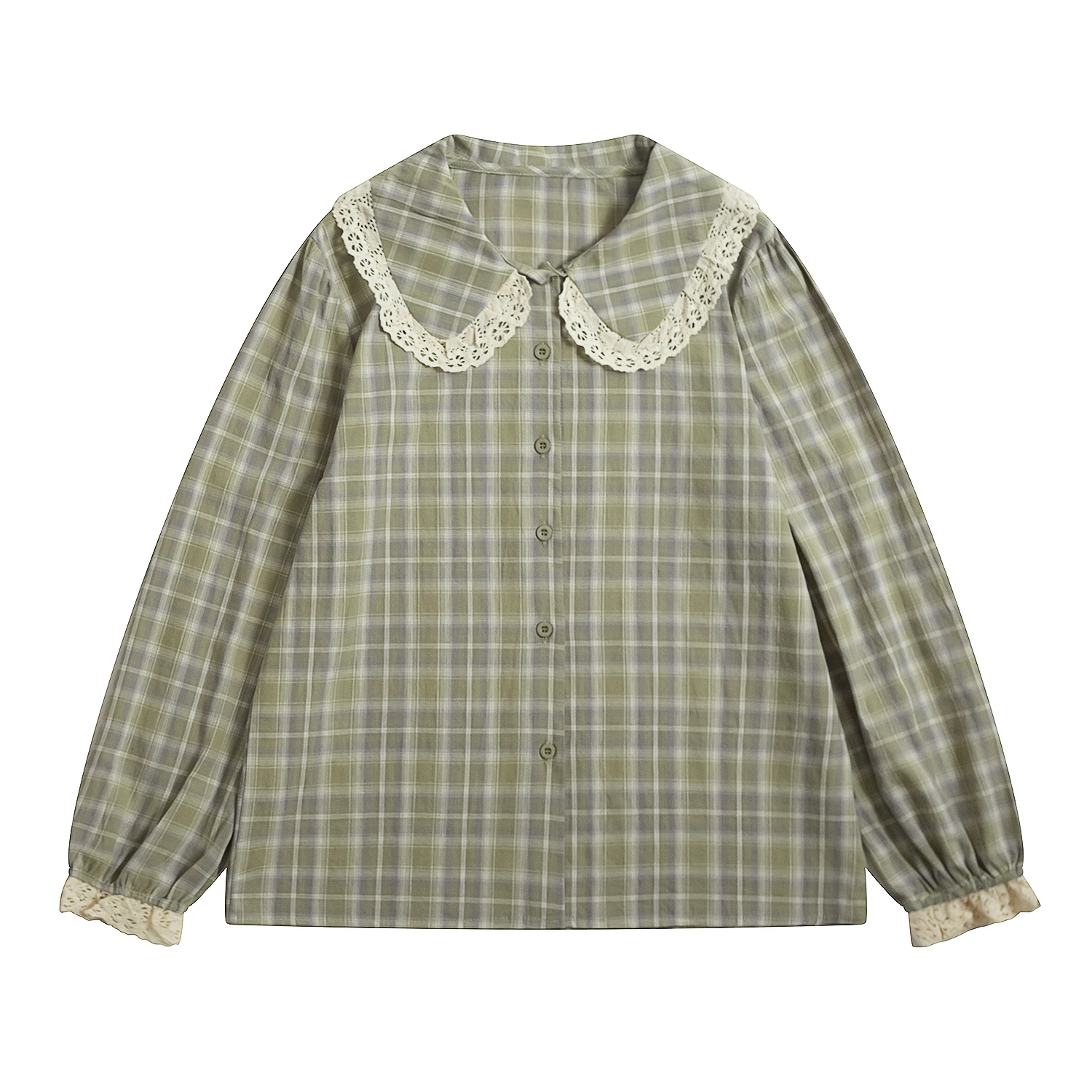 Женская хлопковая блузка в стиле преппи винтажная рубашка с длинным рукавом и