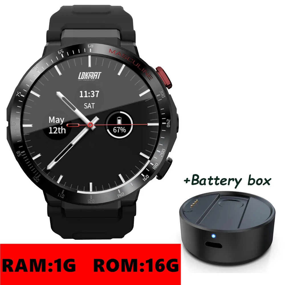 

APPLLP Android Smart Watch Phone 4G Network Wifi 1.6 Inch Full Round Touch Screen Smartwatch Men Camera Video Calls GPS