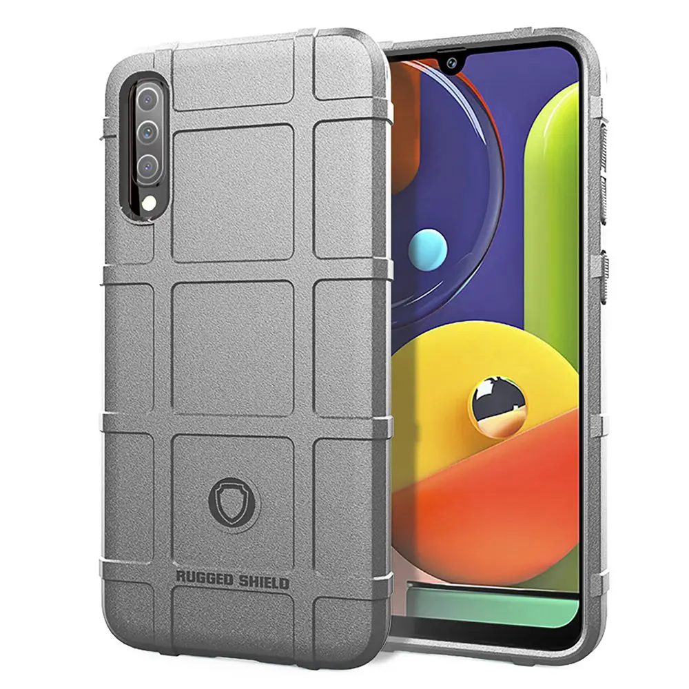 300pcs Rugged Shield Capa Soft Silicone Armor Shockproof Phone Cases For Samsung Galaxy A50s A50 A41 A40s A40 A31 Matte Cover | Мобильные