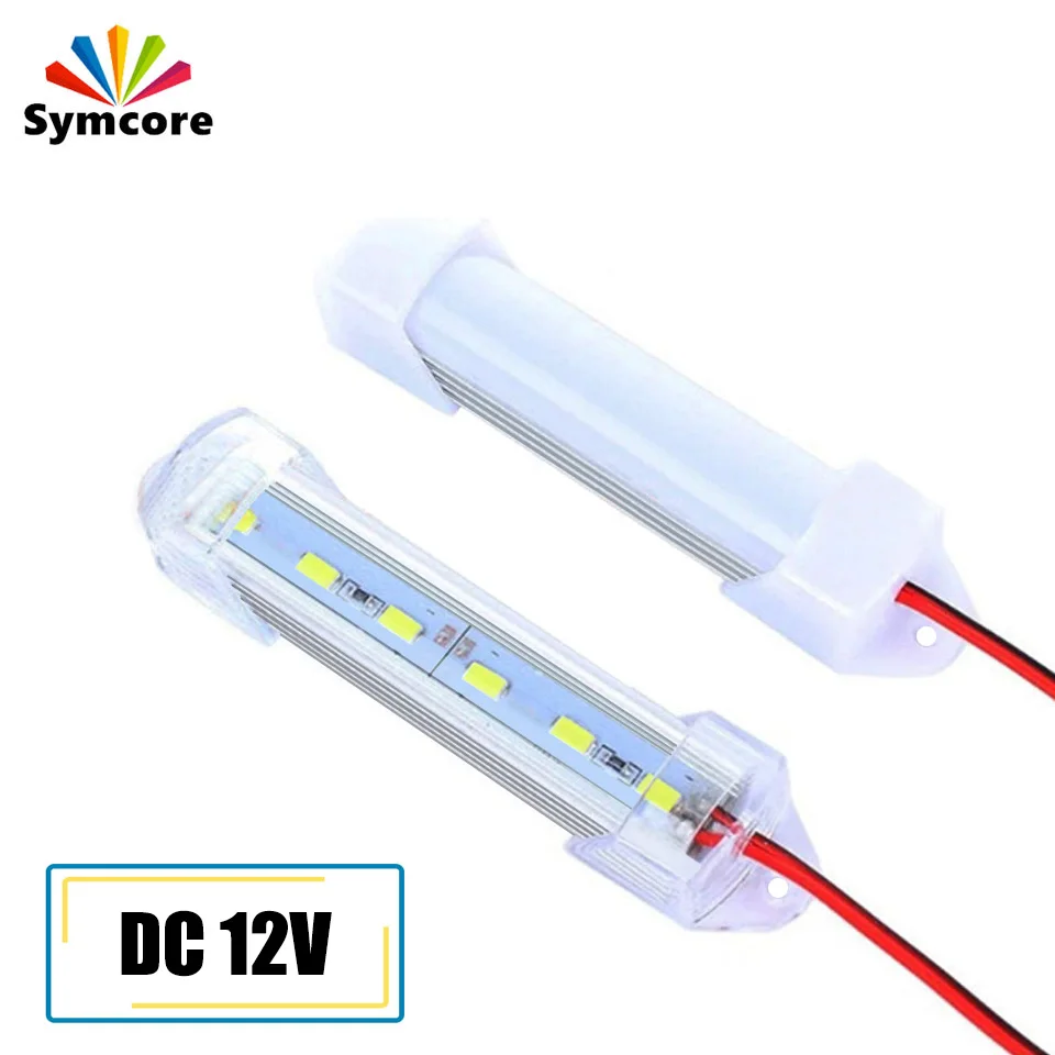 

4pcs DC12V SMD 5730 LED Hard Rigid Strip LED Bar Light Aluminium Shell With PC Cover For Kitchen Cabinet Light Wall Light