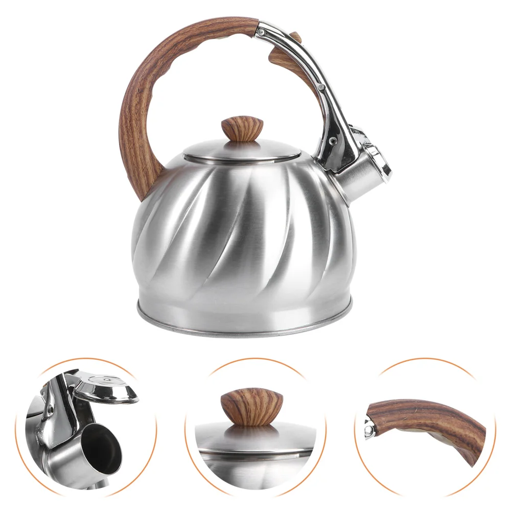 

1Pc Whistling Tea Kettle Whistle Pot Practical Sounding Kettle Kitchen Gadget