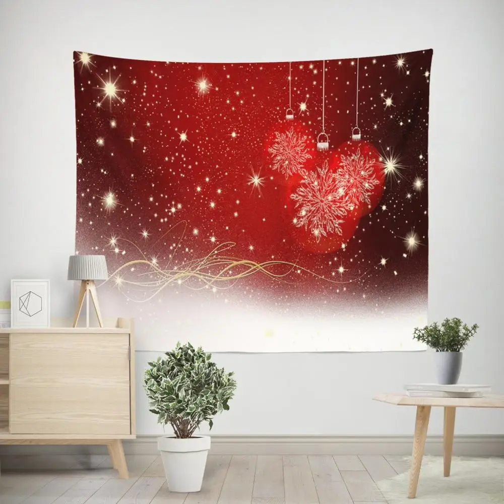 Санта Рождественские гобелены Луна Рождество олень стены ковер Перевозка груза