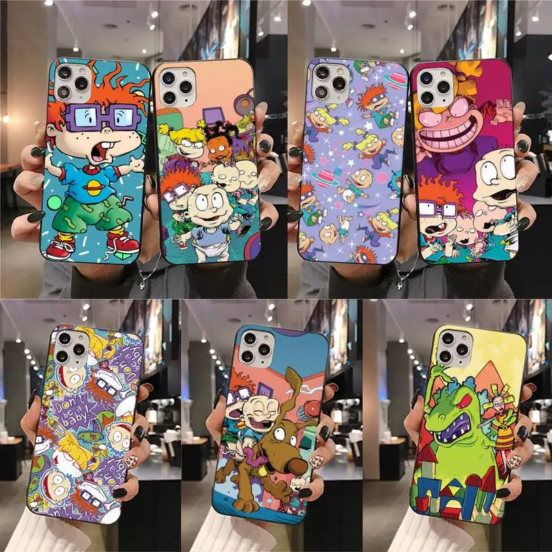 

Cartoon Children Chuckie Angelica Phone Case For iphone 13 12 11 Pro Mini XS Max 8 7 Plus X SE 2020 XR cover