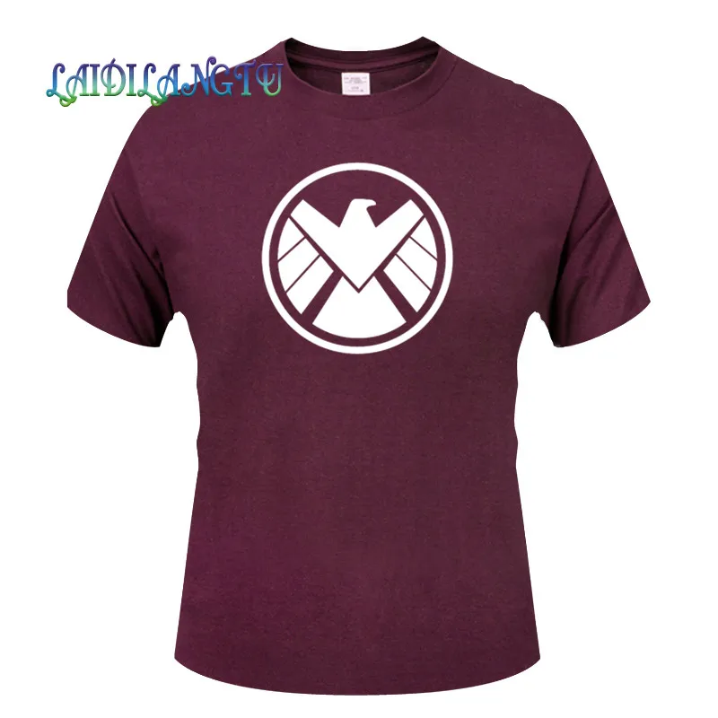 

New Arrivals Men t-shirt shield Short Sleeve T Shirt Casual Tops Cool Tee Shirts
