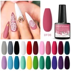 Матовый УФ-гель для ногтей, 8 мл, цветной лак для ногтей