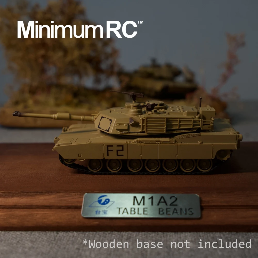 

Micro M1A2 Abrams 1/72 RC Tank 3.5 Channels Exhibition Class Ready to Run Micro RC Tank