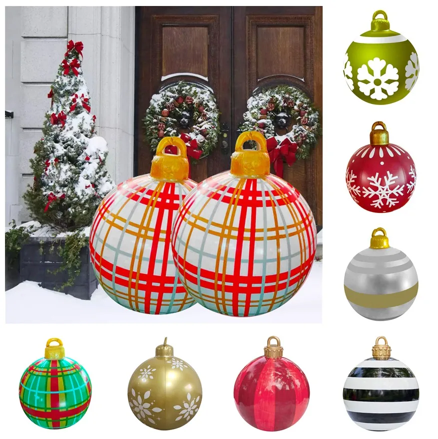 Рождественские шары 60 см рождественские украшения гигантский уличный