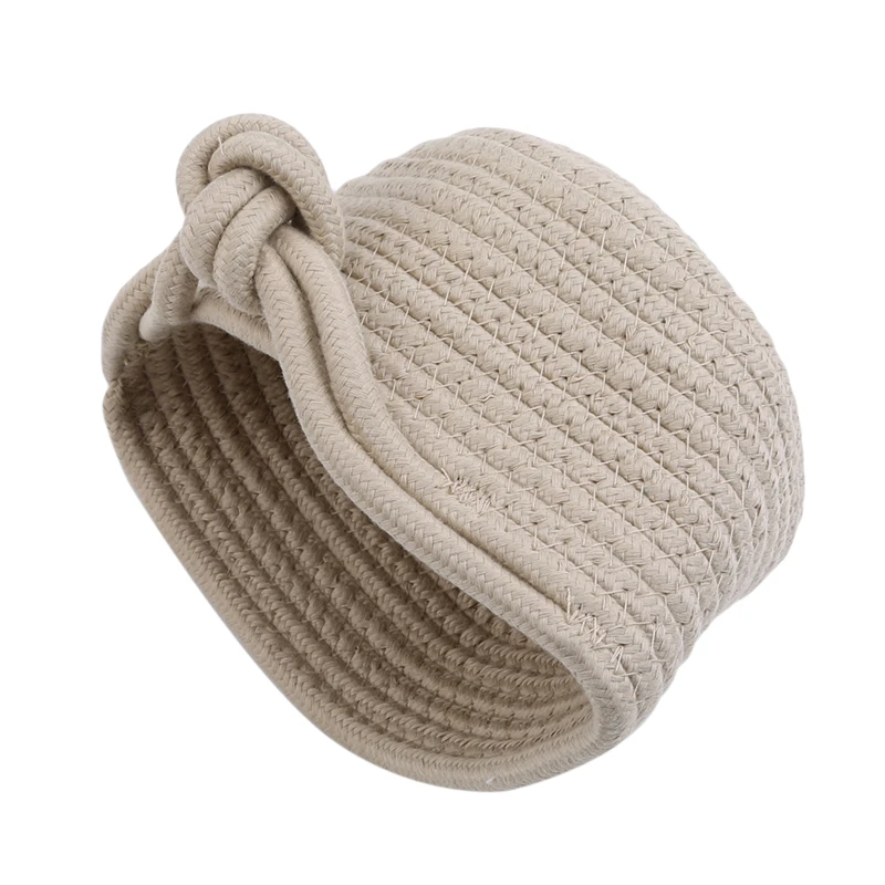 Хлопковые корзины для хранения домашнего ресторана настольные украшения