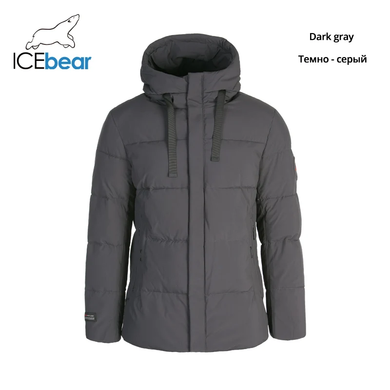 ICEbear, новинка, Мужская одежда, высокое качество, мужское зимнее теплое пальто, брендовая куртка MWD19851I - Цвет: M601