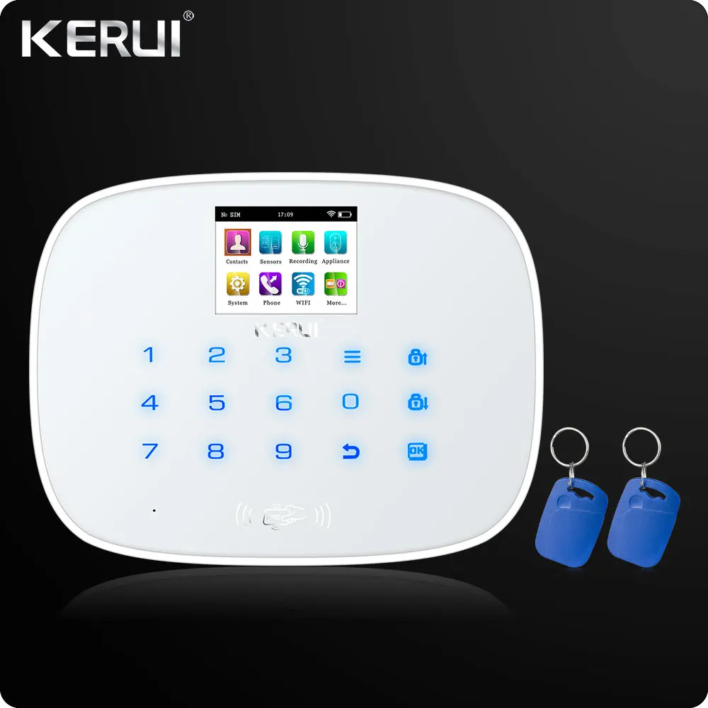 W193 3g Wi-Fi GSM домашняя охранная сигнализация PSTN сигнализация с тачскрином охранная сигнализация для дома, система безопасности для дома,, DHL
