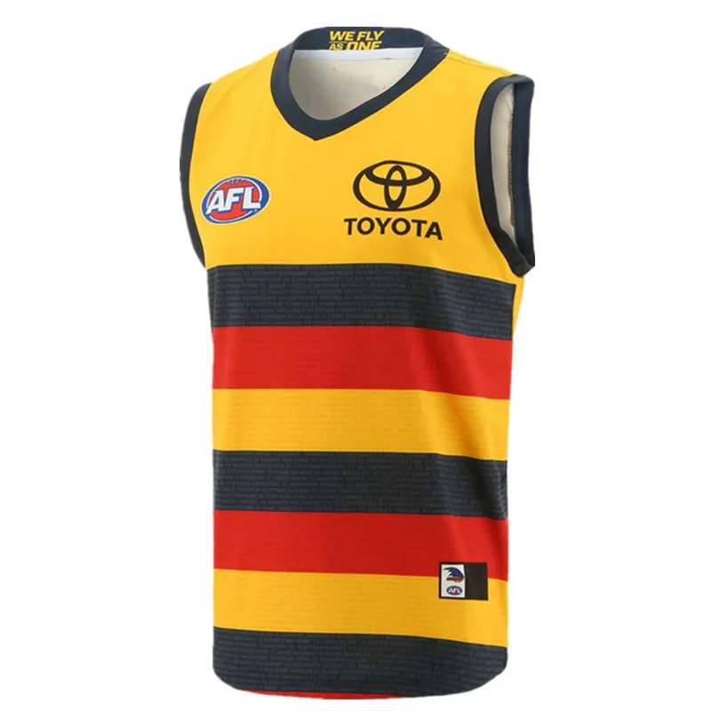 2021 Аделаида ворона AFL GUERNSEY мужские Регби Джерси Размер: S 3XL (печать именной номер)