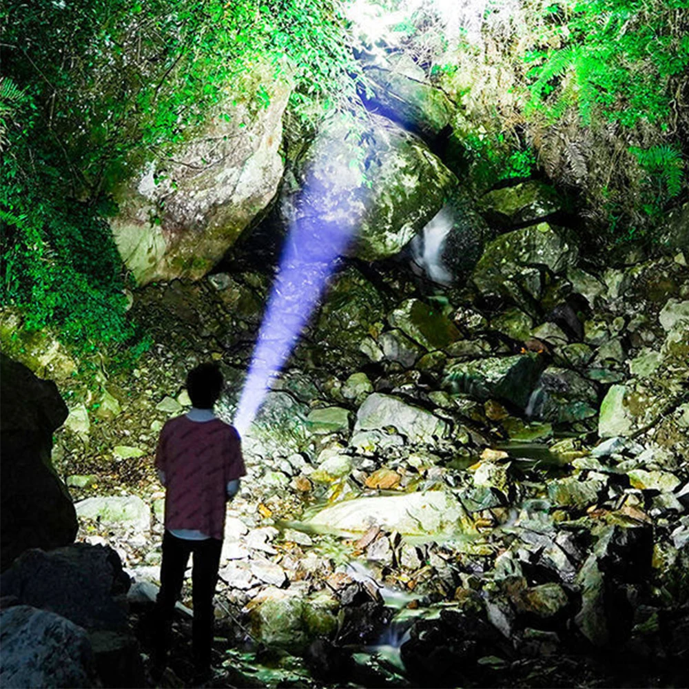 Мощный водонепроницаемый светодиодный фонарик с 5 Светодиодами 4 режима фонарики