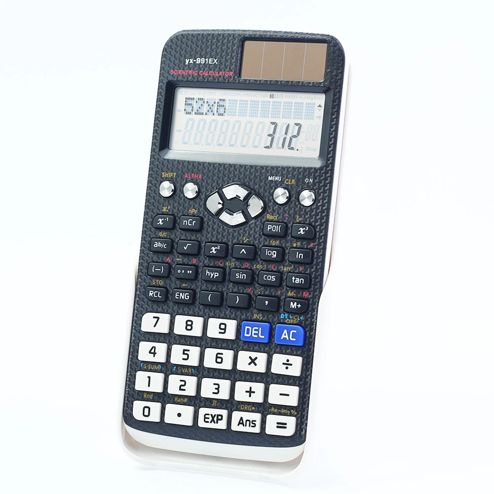 ANENG 12 Digit Student's Scientific Calculator School Mathematics Counting Tool 552 Functions Multifunctional Counter | Компьютеры и