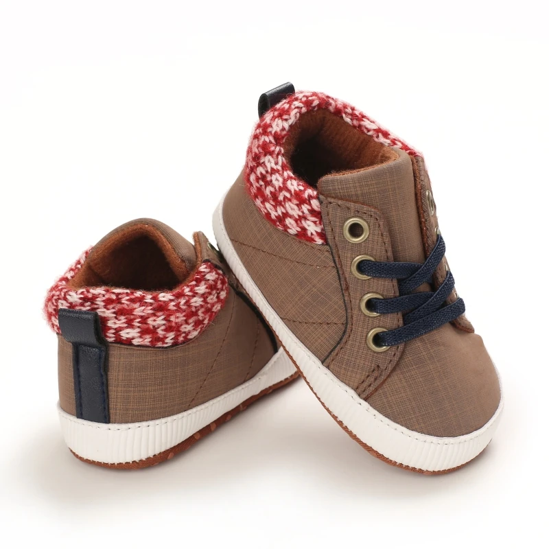 

Spring Autumn Baby Shoes Casual Shoe Sport Sneakers Boys Elastic Band Soft-Soled Non-Slip Shoes For 0-18M