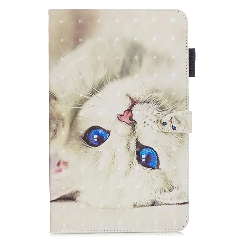 Чехол для iPad 9 7 Air 2 1 Pro мягкий чехол книжка с 3D рисунком кошек 2017 2018 5 6 го поколения