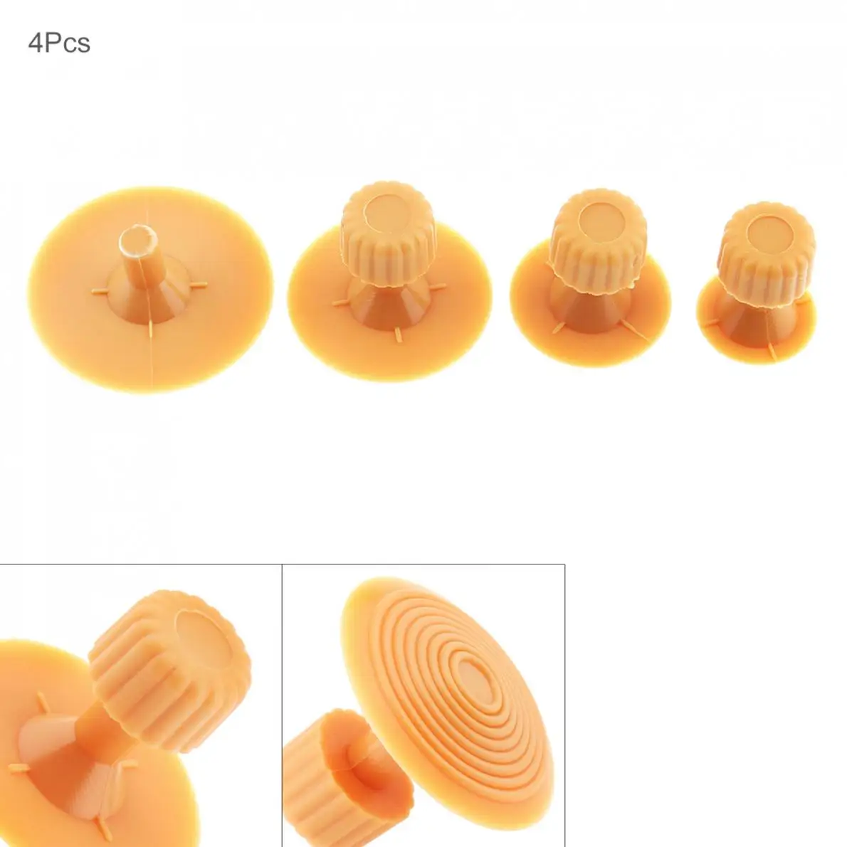 4 шт./компл. Универсальный желтый пластиковый авто корпус вмятина ремонт Шима