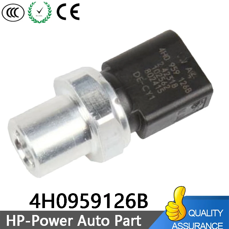 

Conditioning Pressure Switch Sensor 4H0959126B for VW Golf Audi A3 A4 A5 A6 A7 A8 Q5 Car Accessories