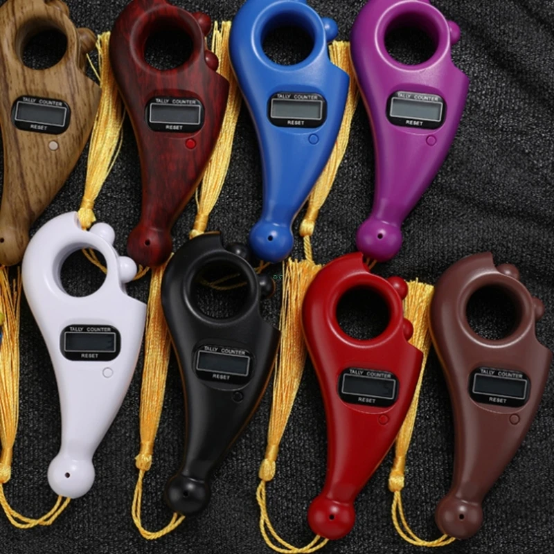 Портативный ручной счетчик кисточек с цифровыми бусинами игра на палец игрушка