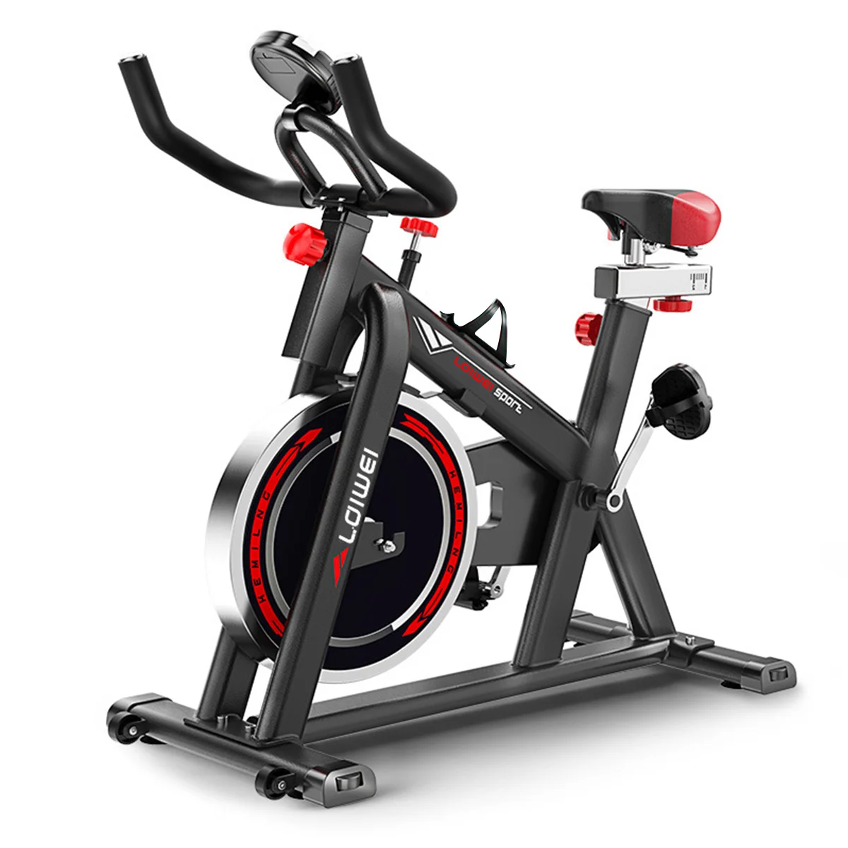 

Exercise Bike Home Ultra-Quiet Indoor Weight Loss Pedal Bike Fitness Bike 4KG Flywheel Dynamic Bicycle Fitness Equipment