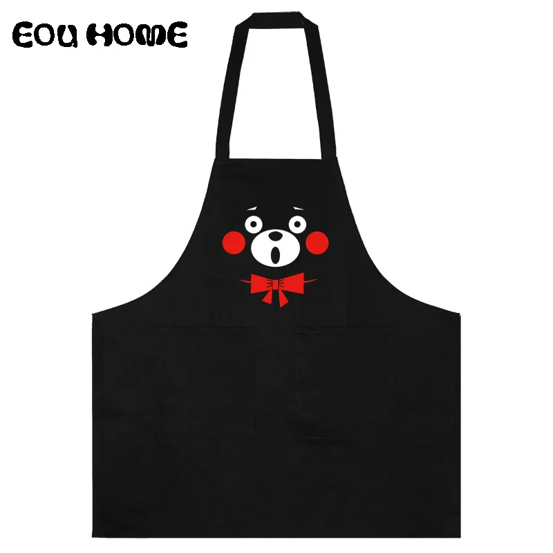 1Pce коричневый/черного цвета с изображением медведей хлопчатобумажные фартуки