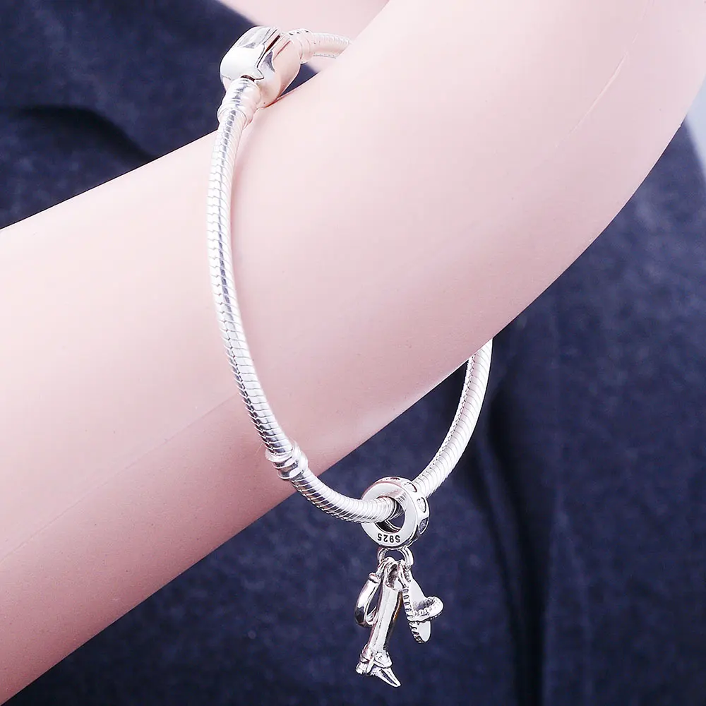 Подлинная Подвеска 925 дюйма подходящая для оригинальных браслетов Pandora Подвески