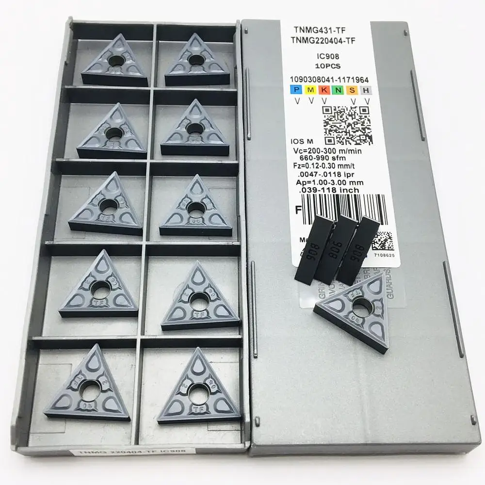 

Cutting tools TNMG220404 TF IC908 carbide inserts external turning tools TNMG 220404 CNC lathe tools milling turning tools
