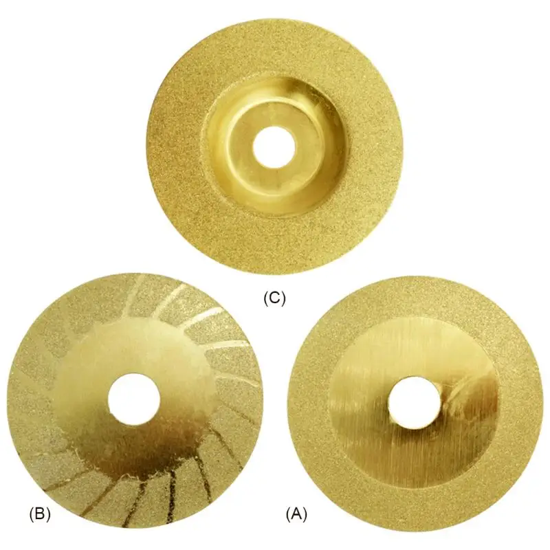 

Glass Cutting Wheel Discs Diamond Chip Grinding Cutting Saw Blades Woodworking Ceramic Jade Abrasive Polishing Tools