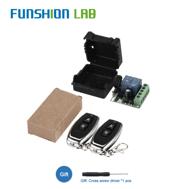 FUNSHION 433 МГц универсальный беспроводной пульт дистанционного управления