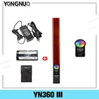 Ручной светодиодный светильник YONGNUO YN360 III YN360III, цветовая температура 5500k RGB для студийной съемки на открытом воздухе