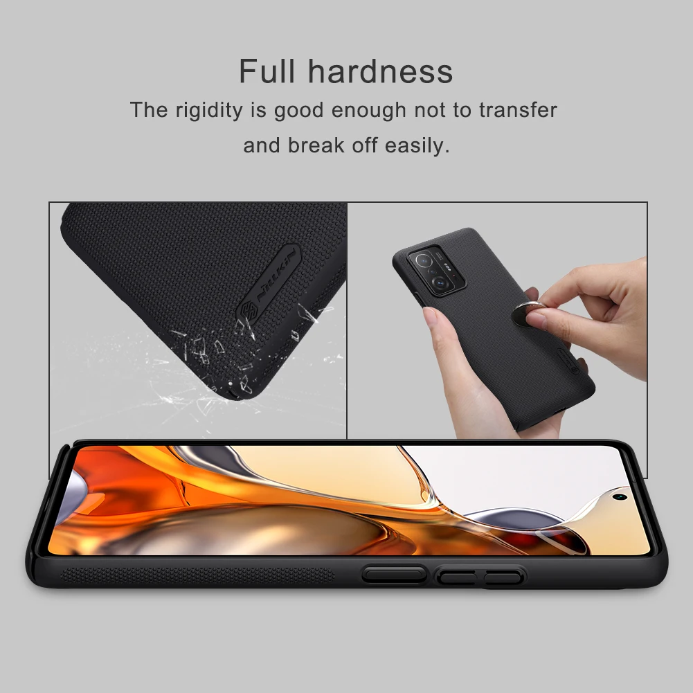 for Xiaomi Mi 11T 12 Pro 5G 12X 11i Case Nillkin Frosted Shield Slim Hard Shockproof Back Cover on POCO F3 X4 X3 NFC M4 Pro 4G