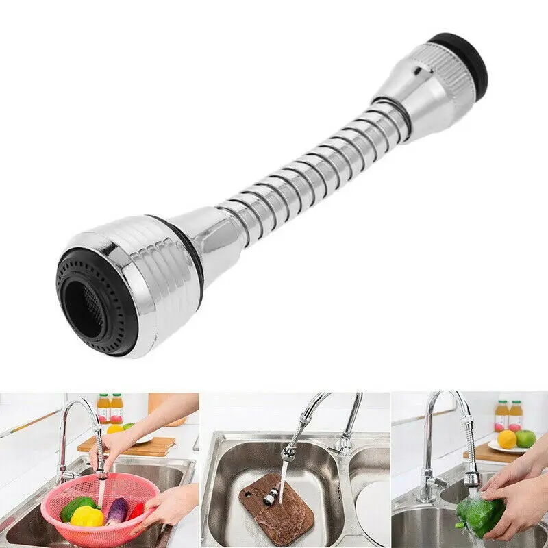 360 ° Поворотная аэратор для крана Смеситель мойки удлинитель головок насадка