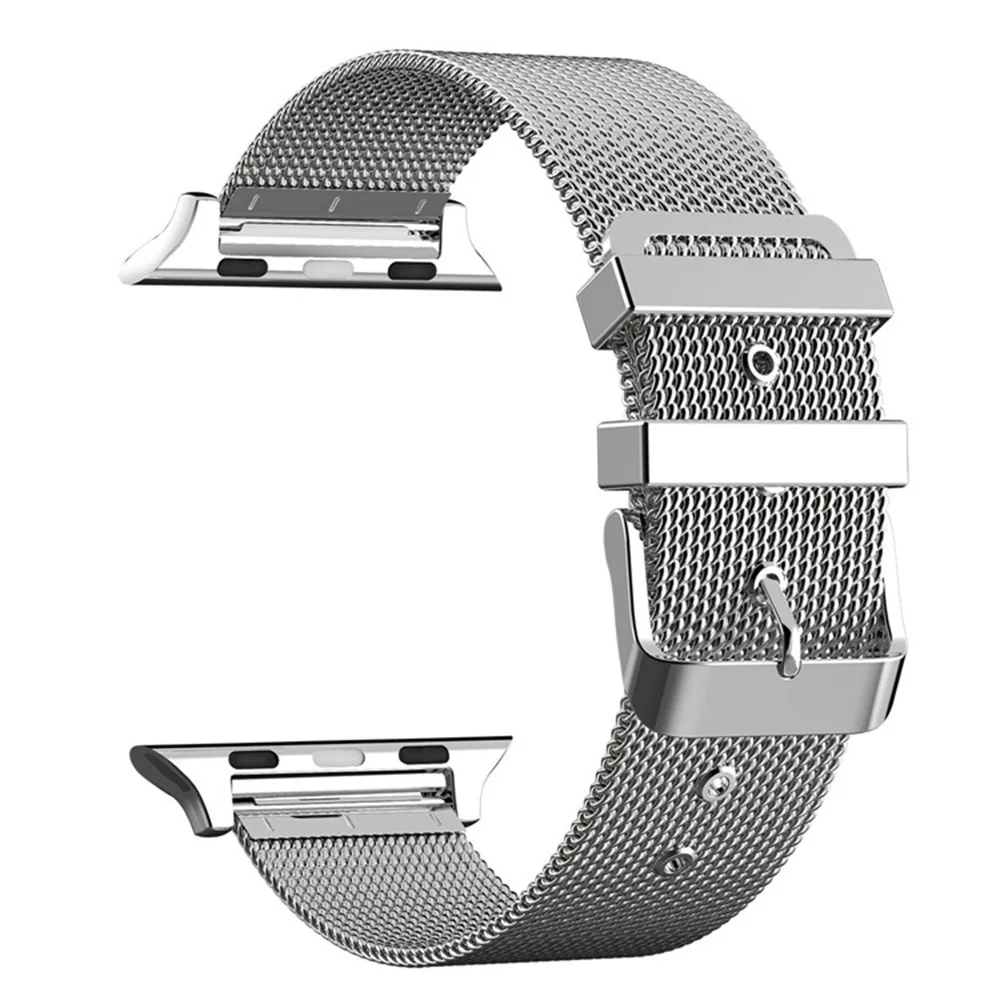 Ремешок Миланская петля для Apple Watch Series 6 5/4/3/2 38 мм 42 40 44 браслет из нержавеющей