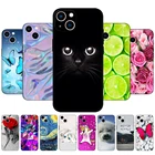 Чехол для iphone 13, чехол для iphone 13 mini, чехол для iphone 13 Pro Max, чехол для iPhone13 iphone13Pro 13Pro, задняя крышка для телефона, черный чехол из ТПУ