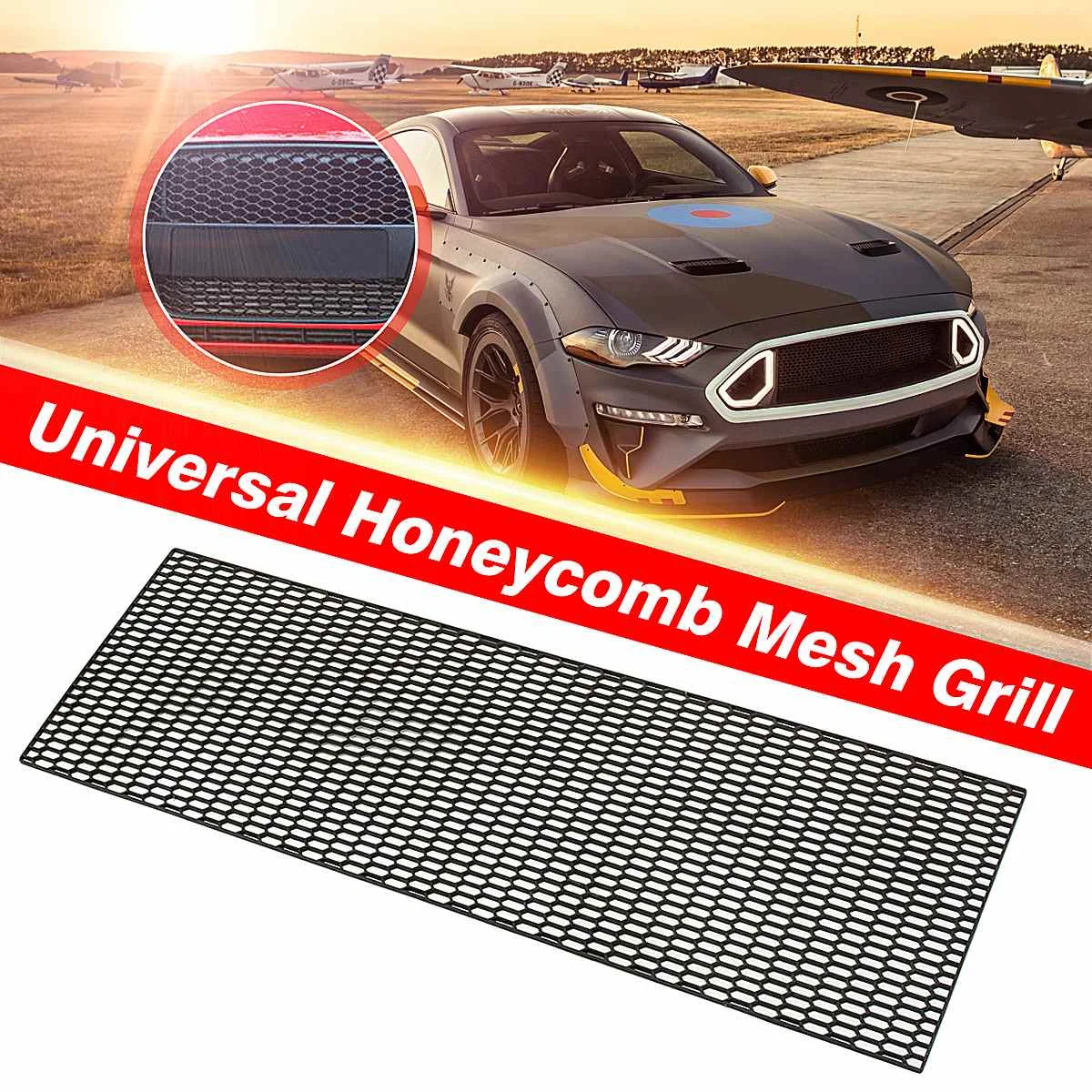 Универсальный автомобильный воздухозаборник 120 см решетка для гонок решетчатая