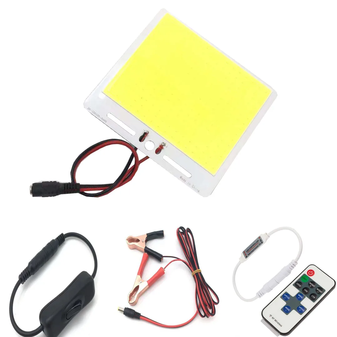

DIY 50W DC12V COB LED big panel Chip On Board for the camp lighting 135Ã—120mm
