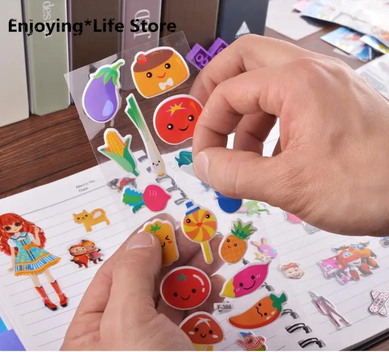 

3D Flower Butterfly World Puffy Stickers Lot Bed Room Kids Crafts Reward Stickers Party Favors Party Favors for Kids Birthday