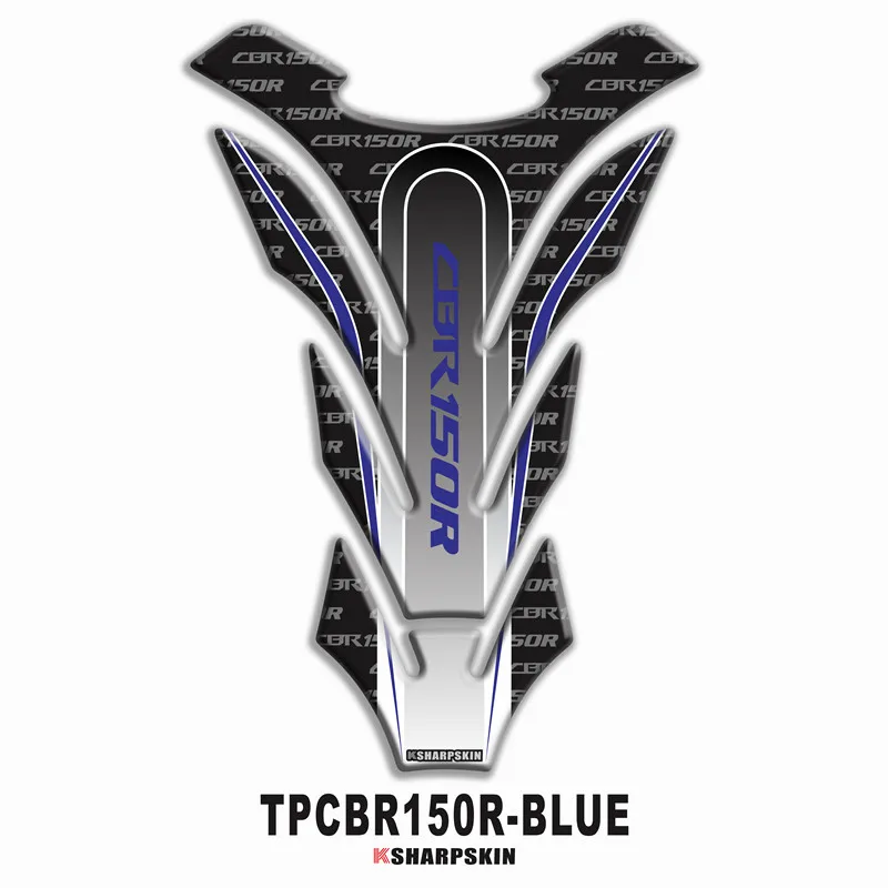Мотоциклетная 3D наклейка на топливный бак защитная декоративная для HONDA CBR150R Fishbone