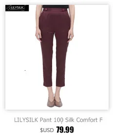 LilySilk Шелковый Камзол стильные удобные Cowls женские мягкие Новые