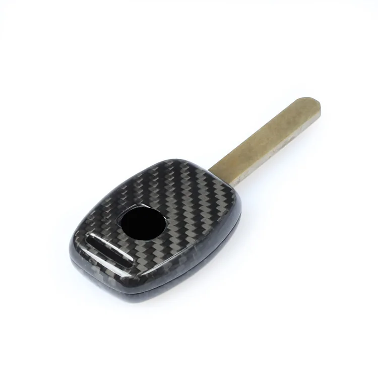Для Honda type R Civic CRV CRZ Подлинная углеродное волокно ключи Чехол чехол