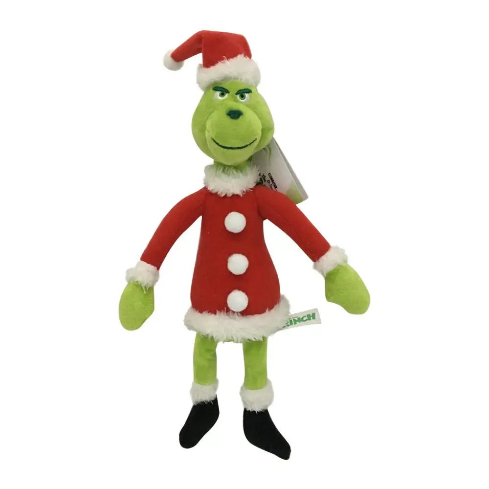 25-32cm 2020 New hot sale Grinchs Stole Movie Young Grinch Beans Santa Plush Stuffed Animals Doll Collection Toys Christmas Gift | Игрушки и