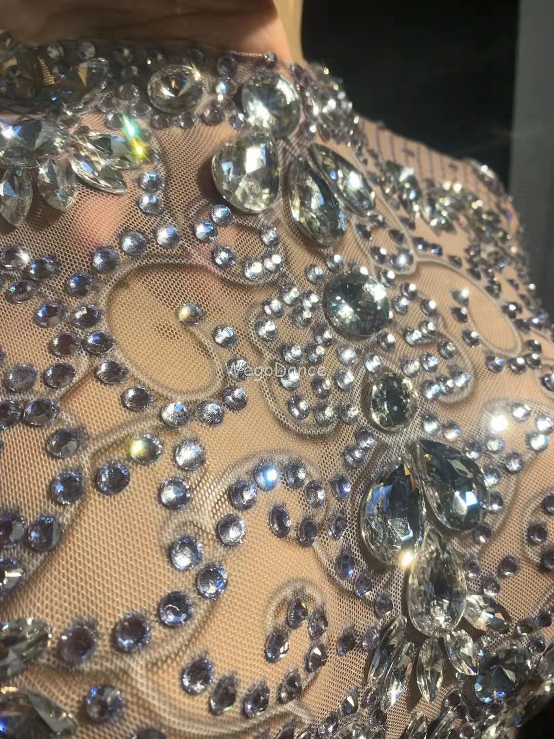 Новинка сексуальные женские прозрачные блестящие Серебристые вечерние сетчатые